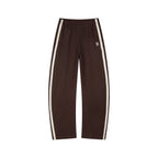 Retro curved sweatpants
