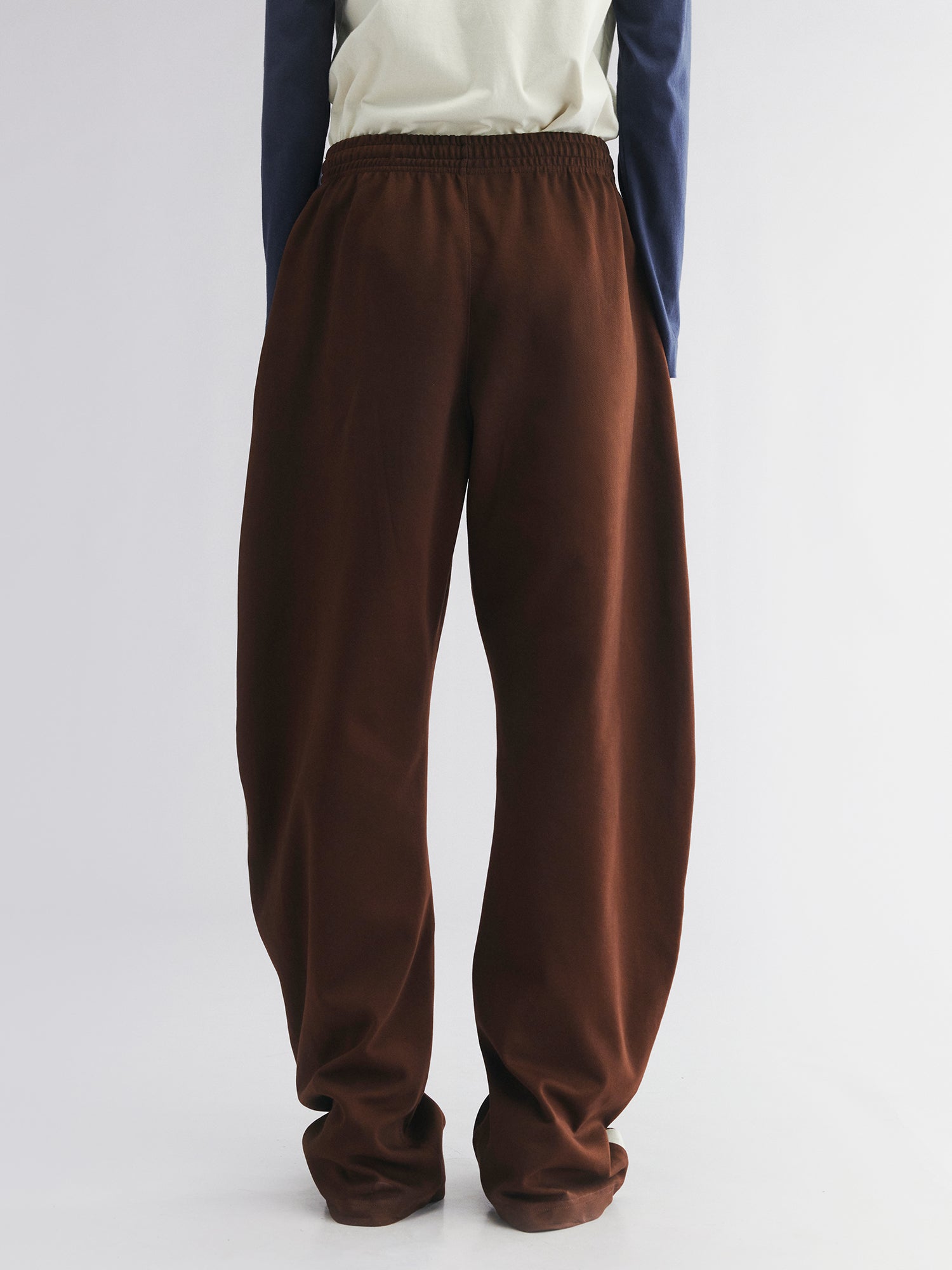 Retro curved sweatpants