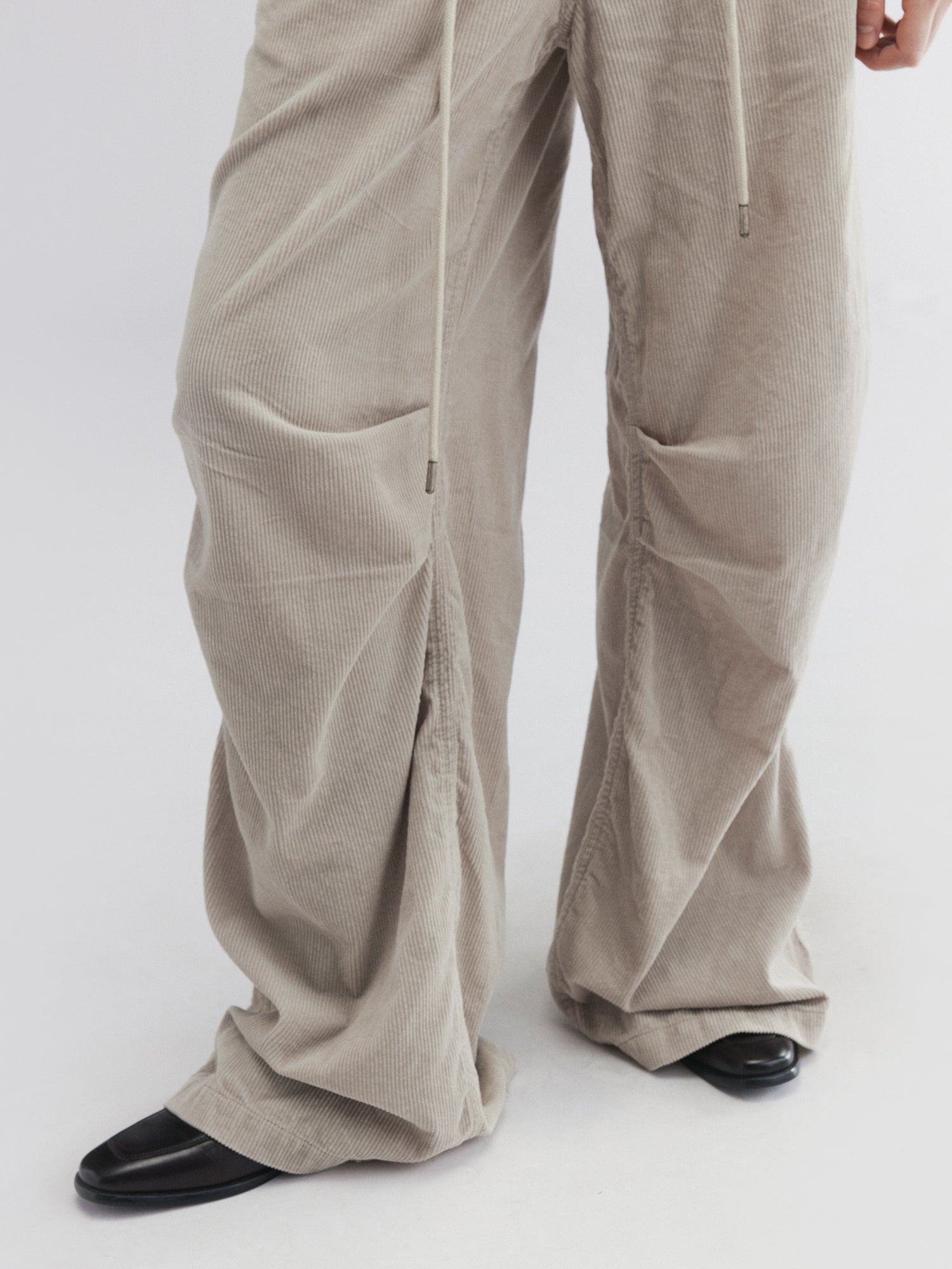 Corduroy parachute pants
