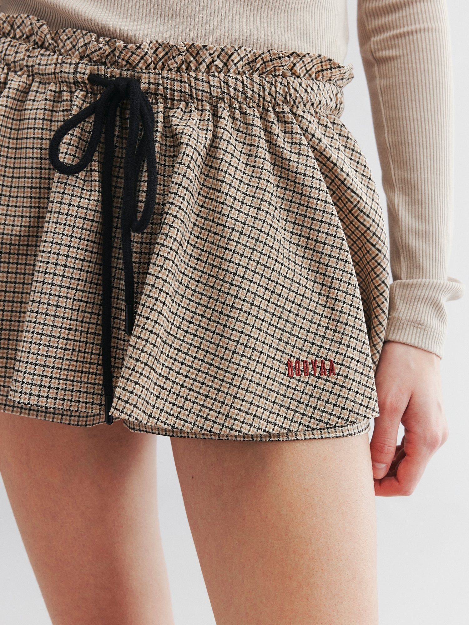 Wool skort