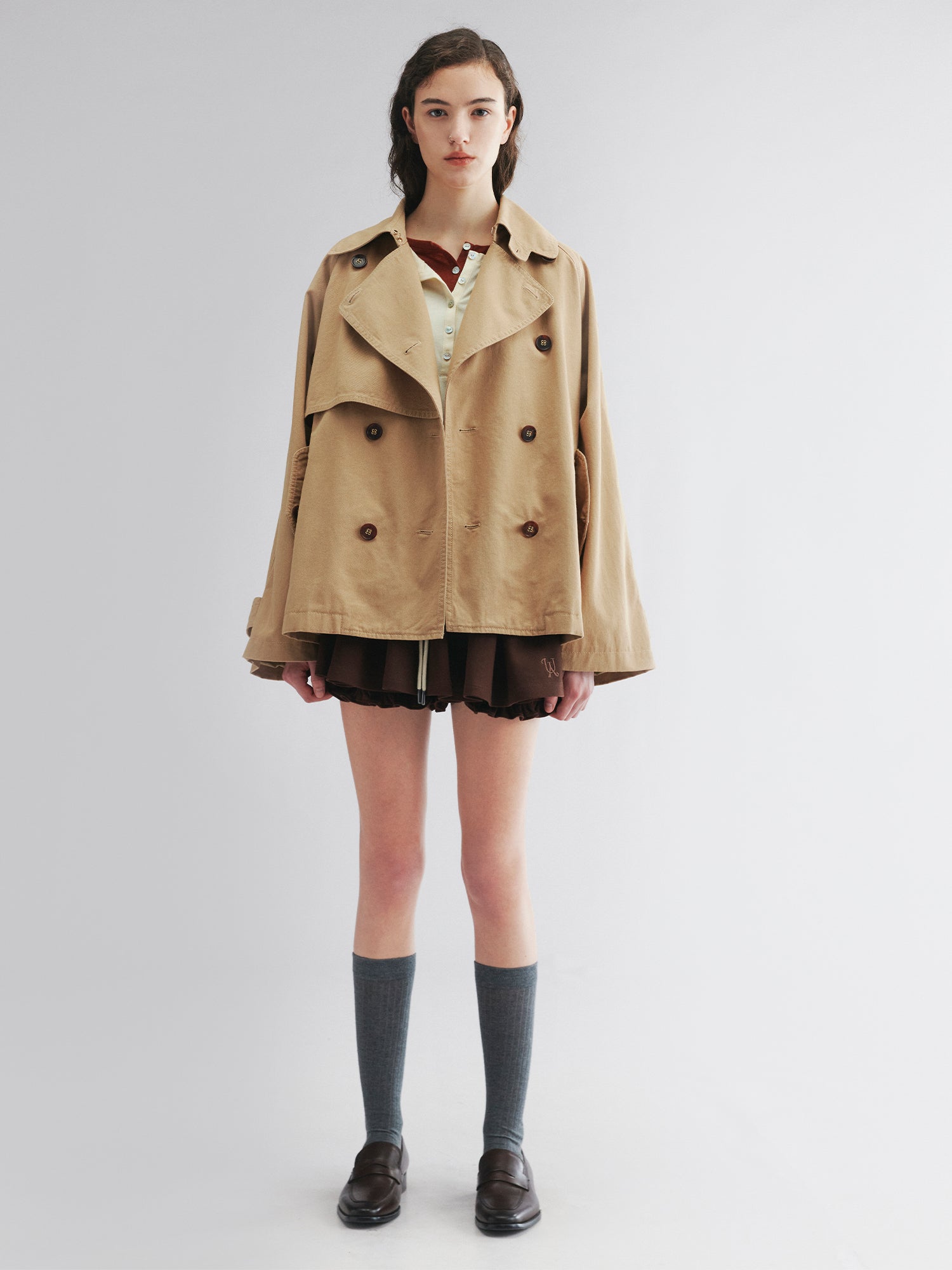 Westminster short trench coat