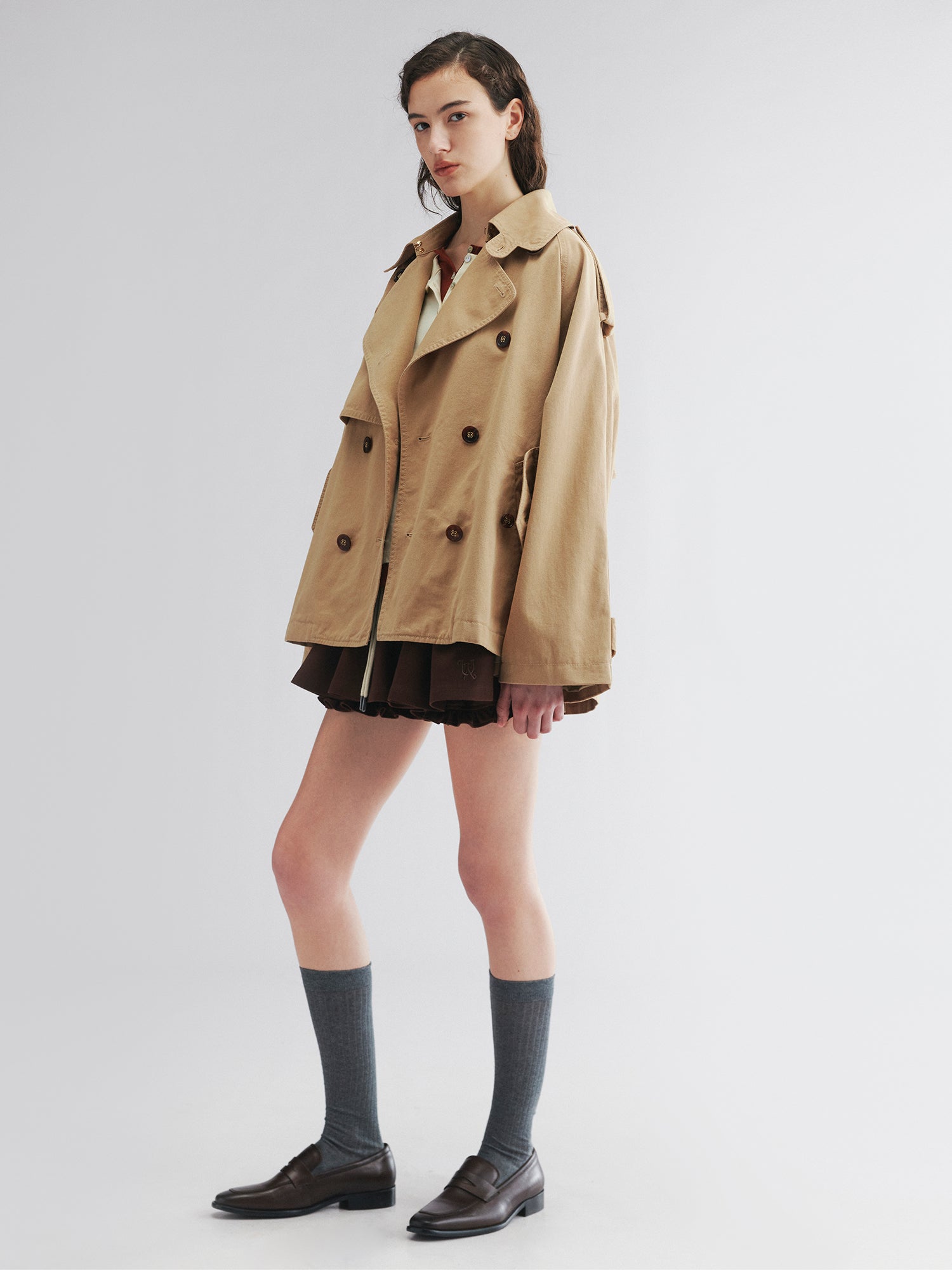 Westminster short trench coat