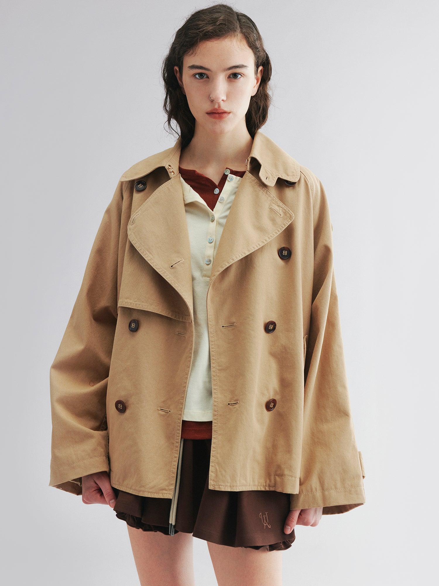 Westminster short trench coat