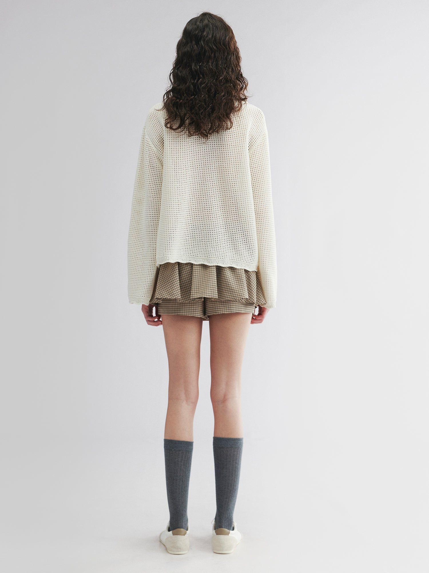 Pullover knit with love and angel print