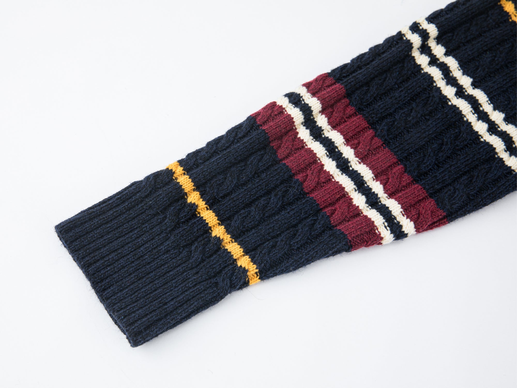 Pullover knit with layered polo and shirt collar design