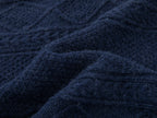 Pullover knit with layered shirt design