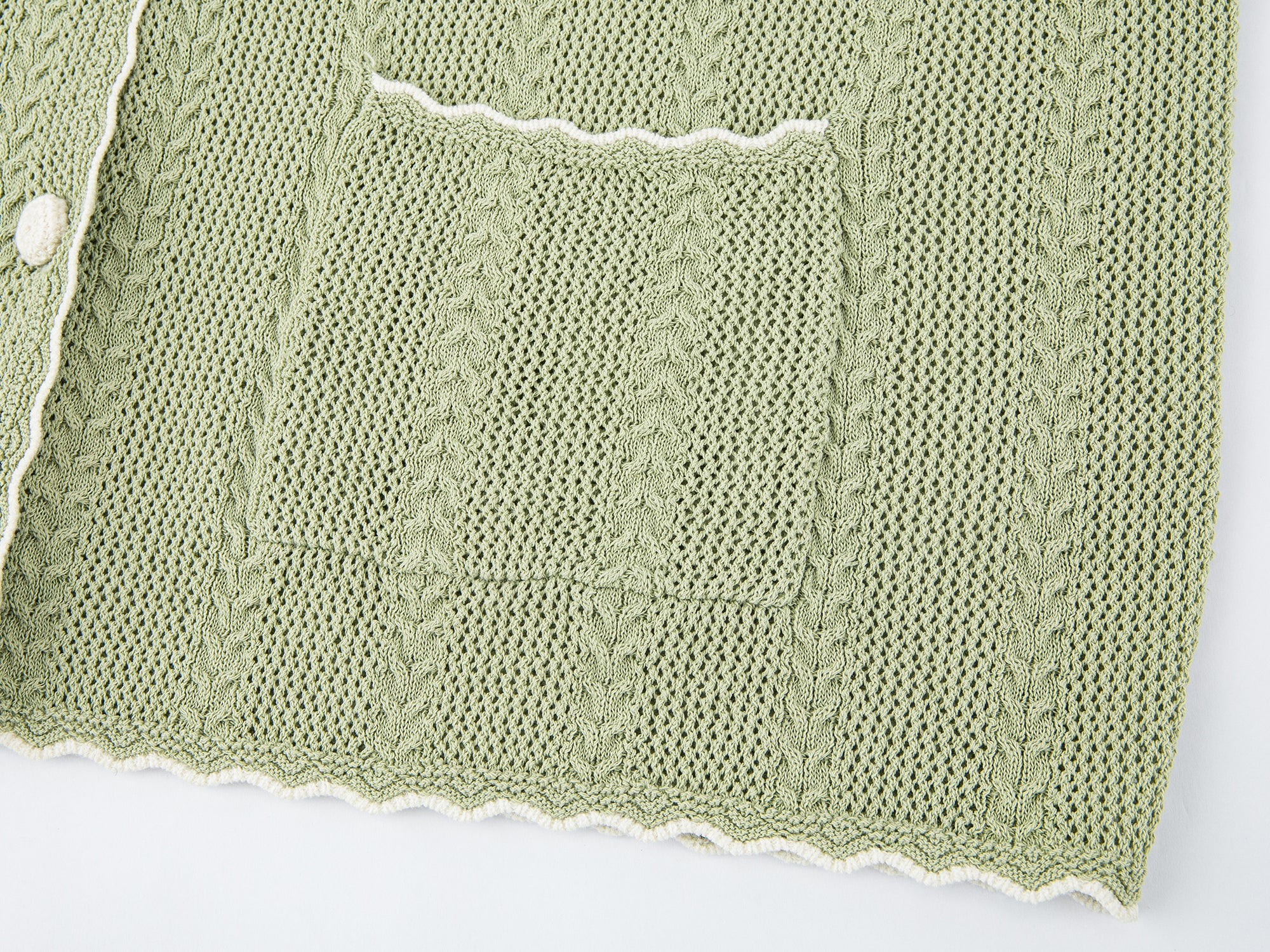 Knit cardigan with love and angel print