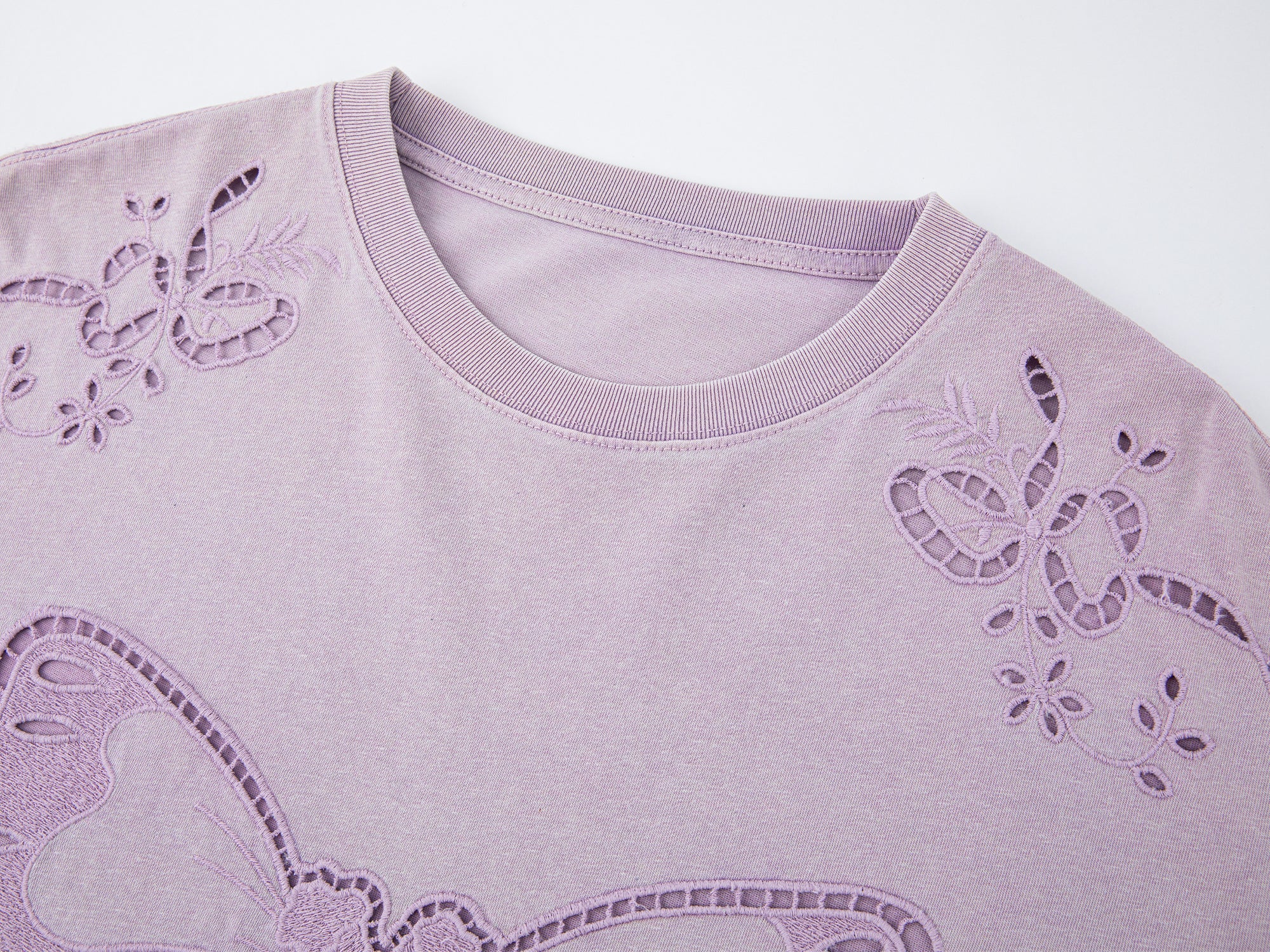 Long sleeve layered tee with love and angel print