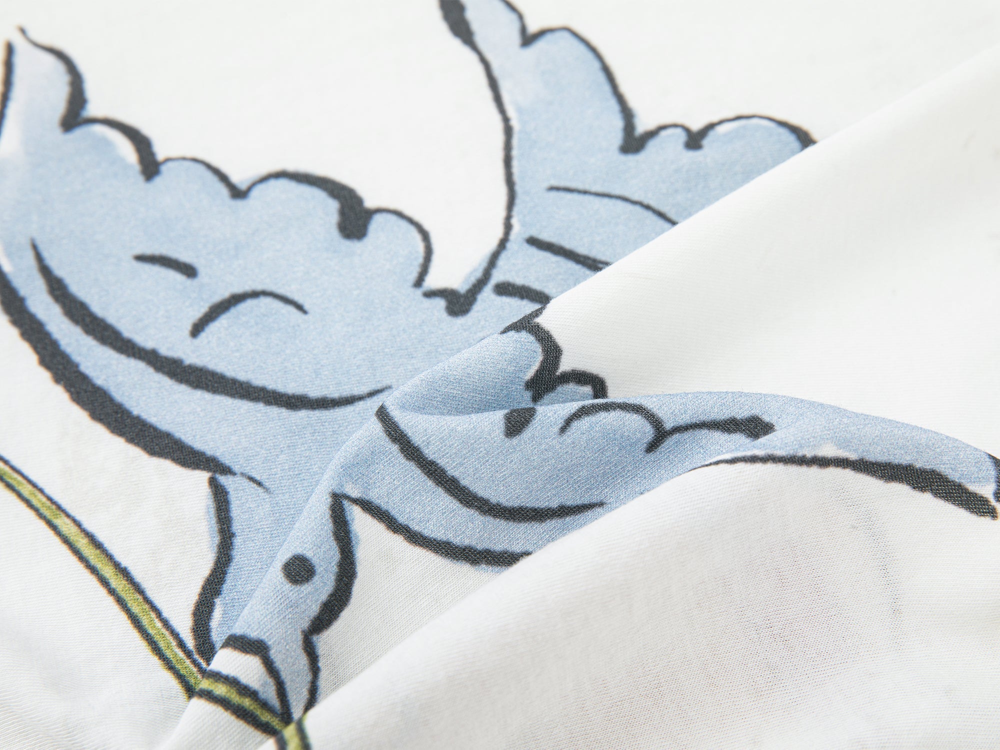 Long sleeve tee with love and angel print