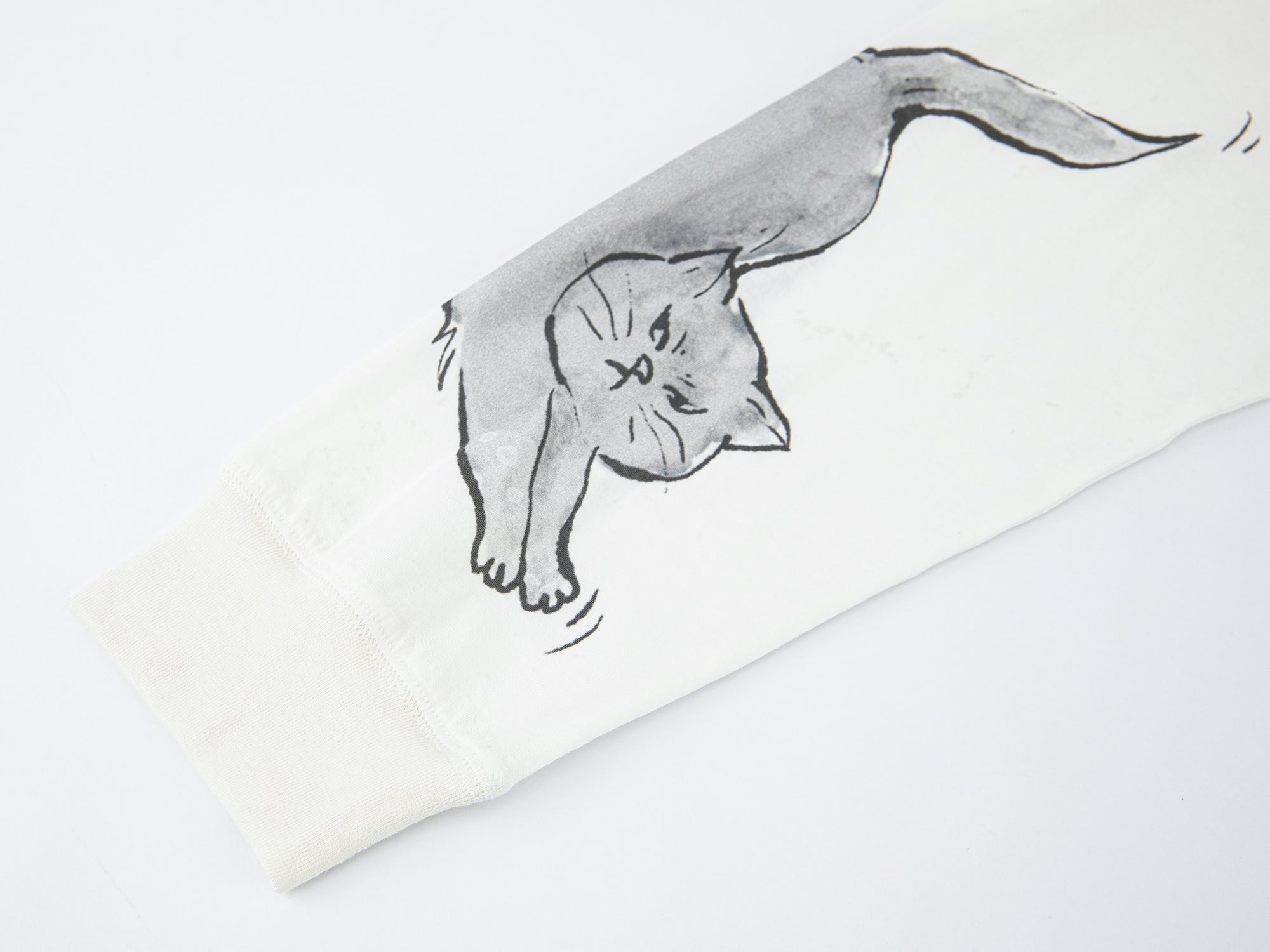 Long sleeve tee with love and angel print