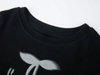 Layered tee with cherry print