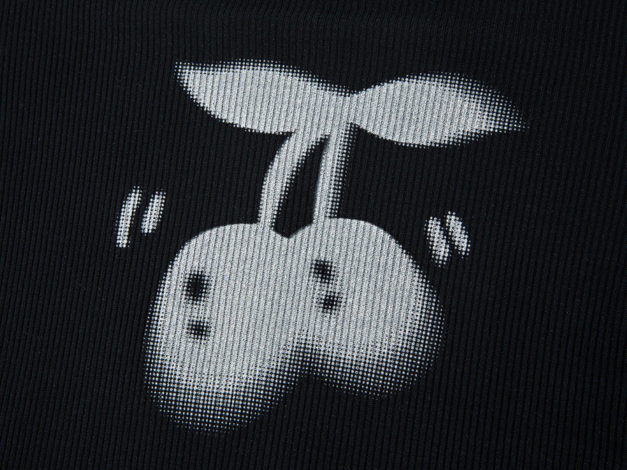 Layered tee with cherry print