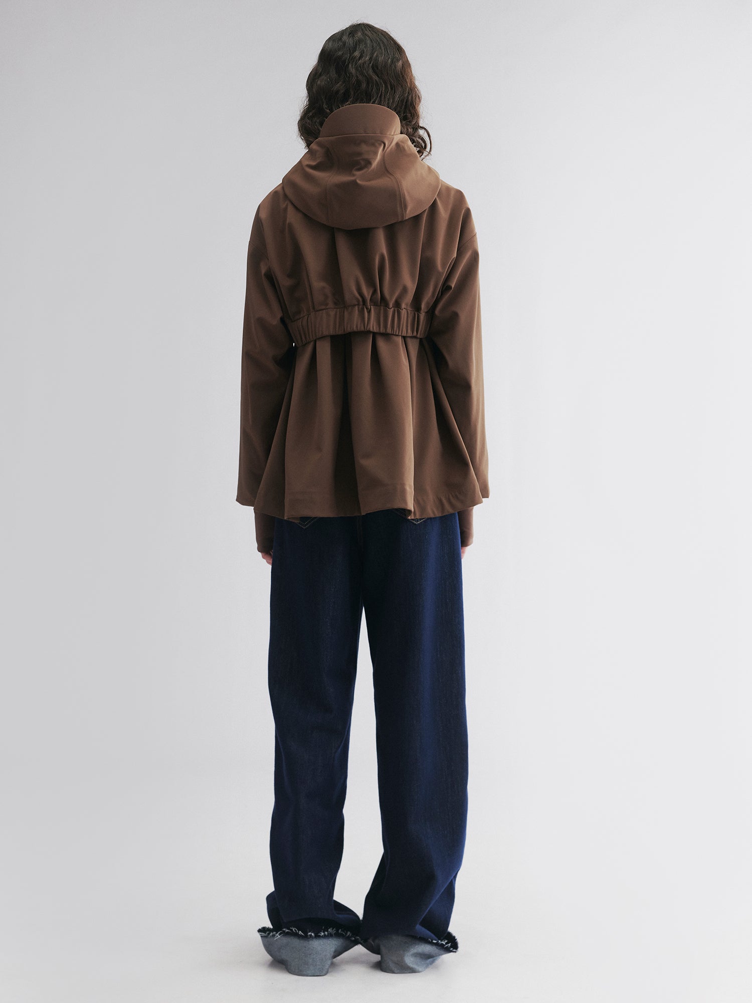 Classic outdoor functional jacket with bow detail