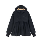 Classic outdoor functional jacket with bow detail