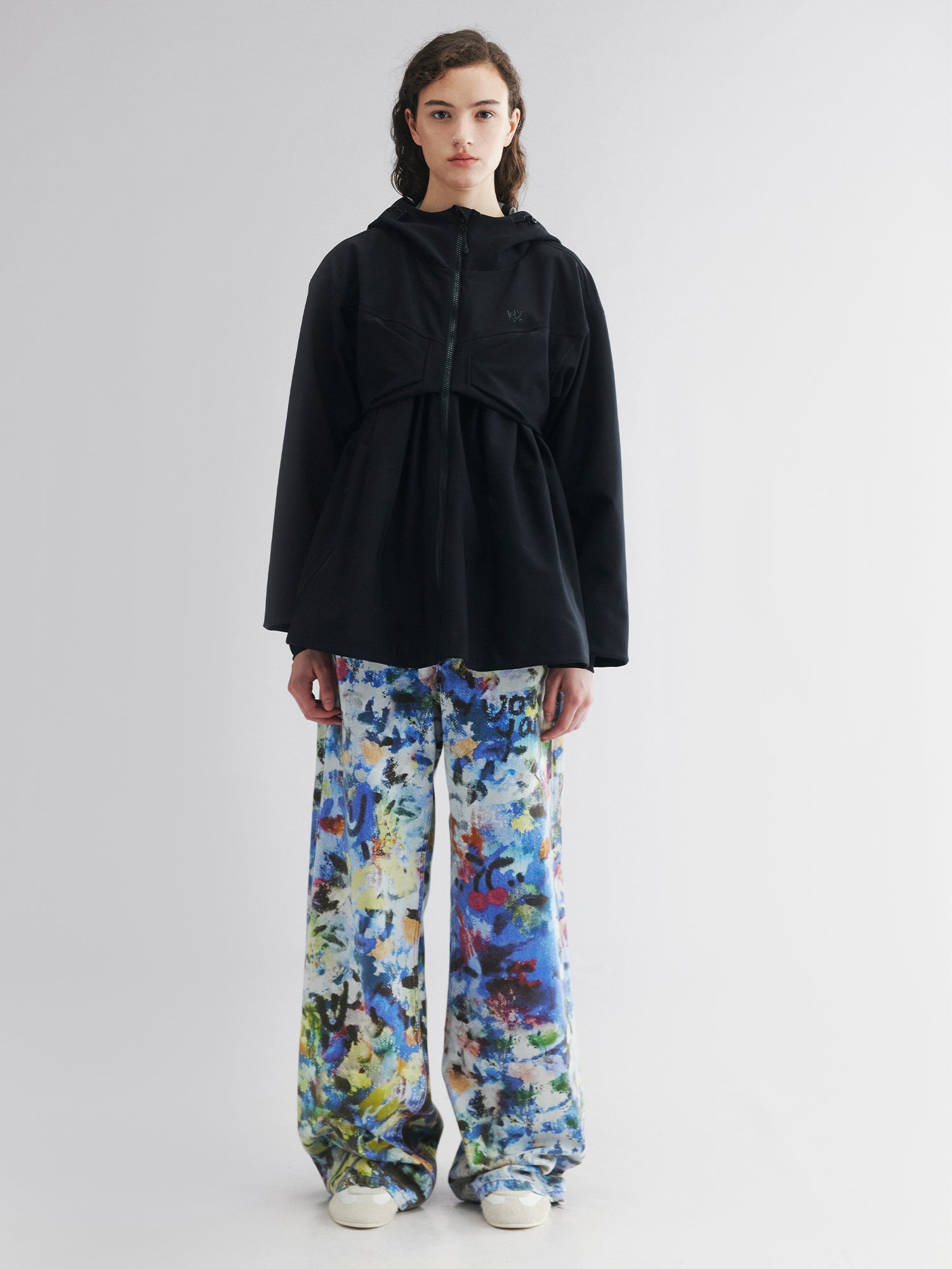 Classic outdoor functional jacket with bow detail