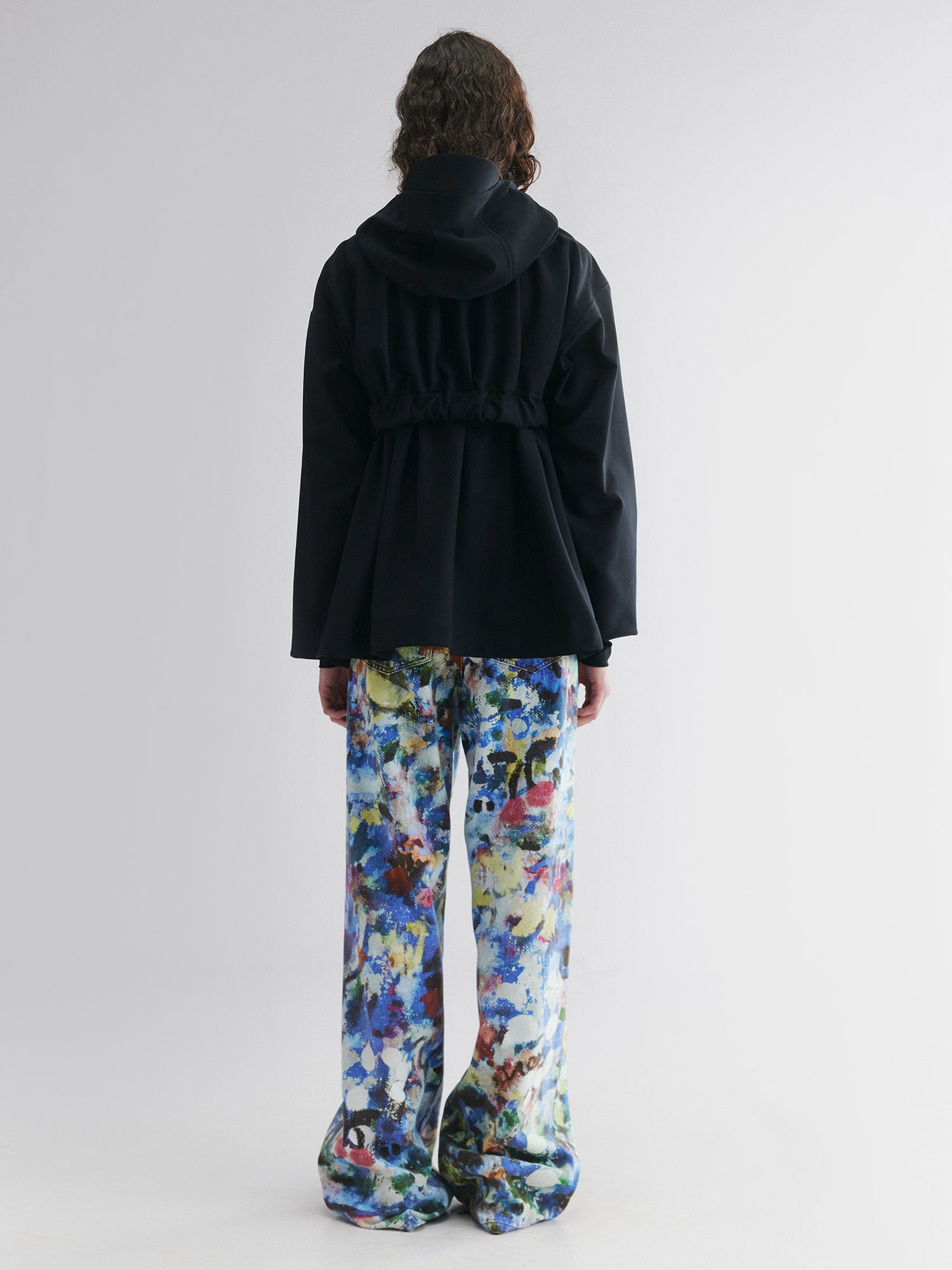 Classic outdoor functional jacket with bow detail