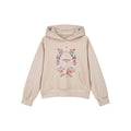 Shell floral print hoodie