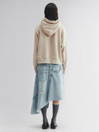Shell floral print hoodie