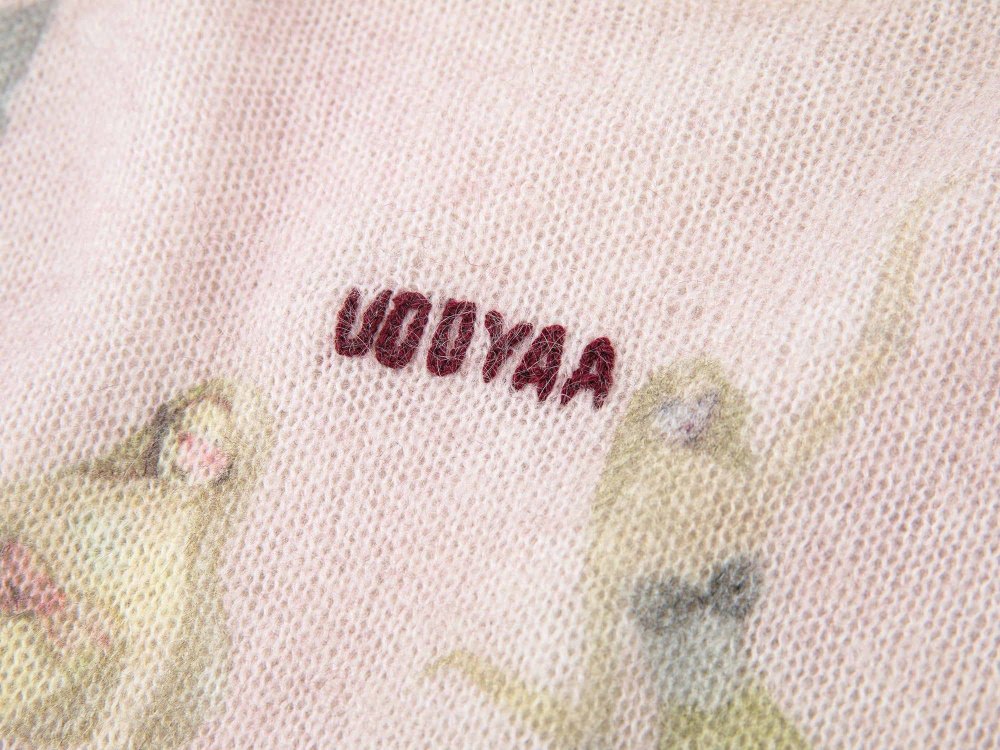 Mermaid print pullover sweater