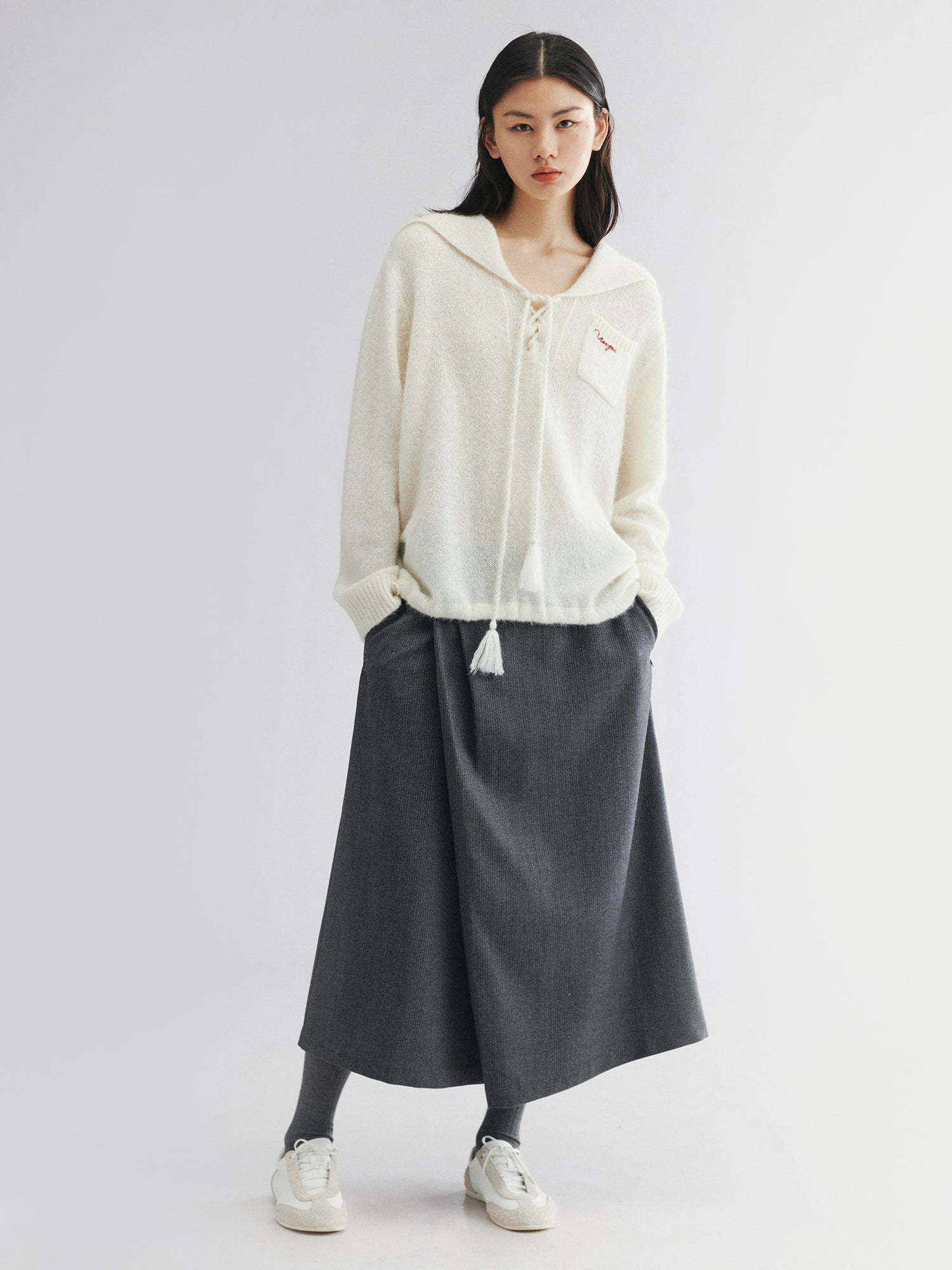 Octopus sailor knit pullover