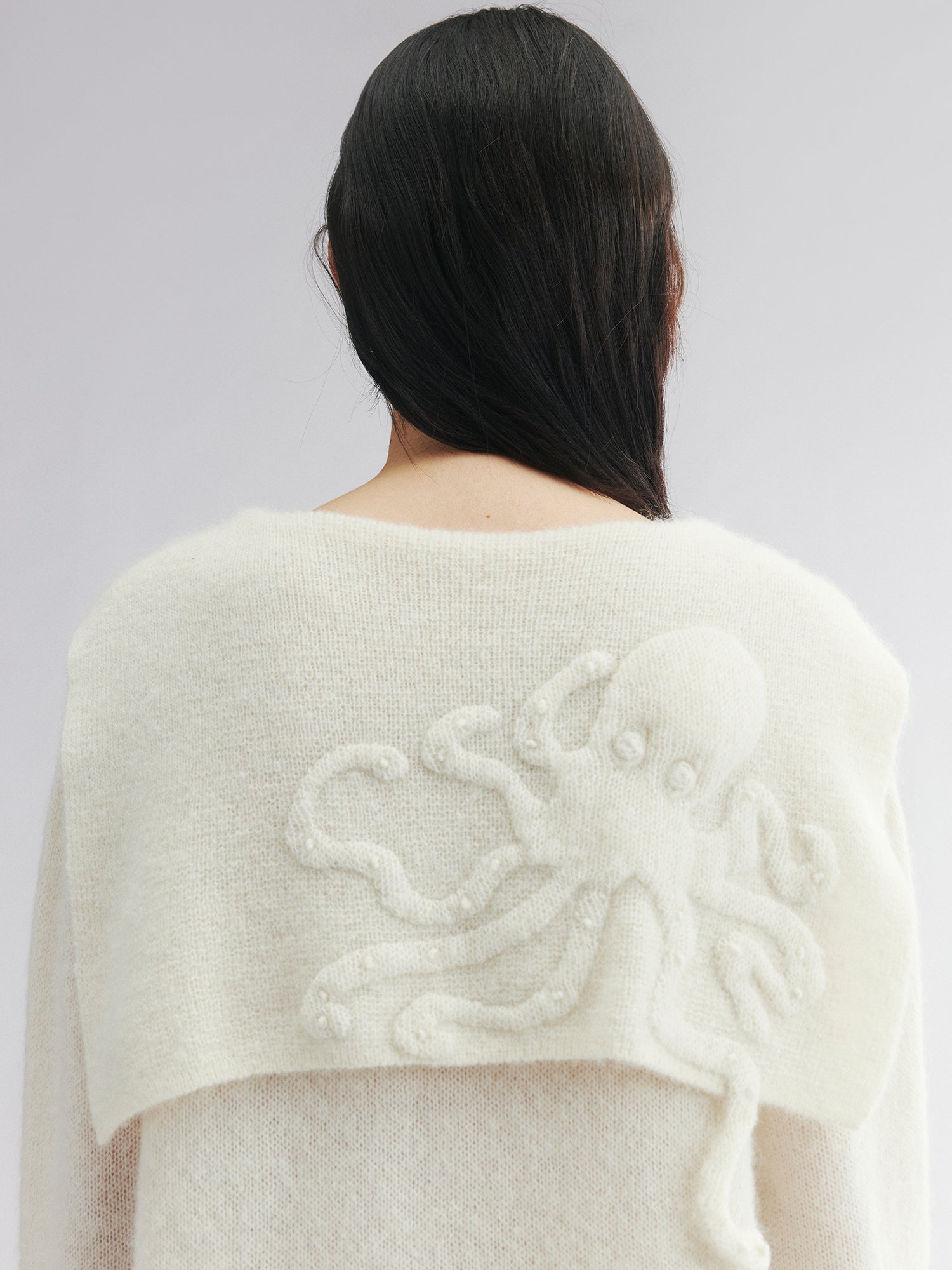 Octopus sailor knit pullover