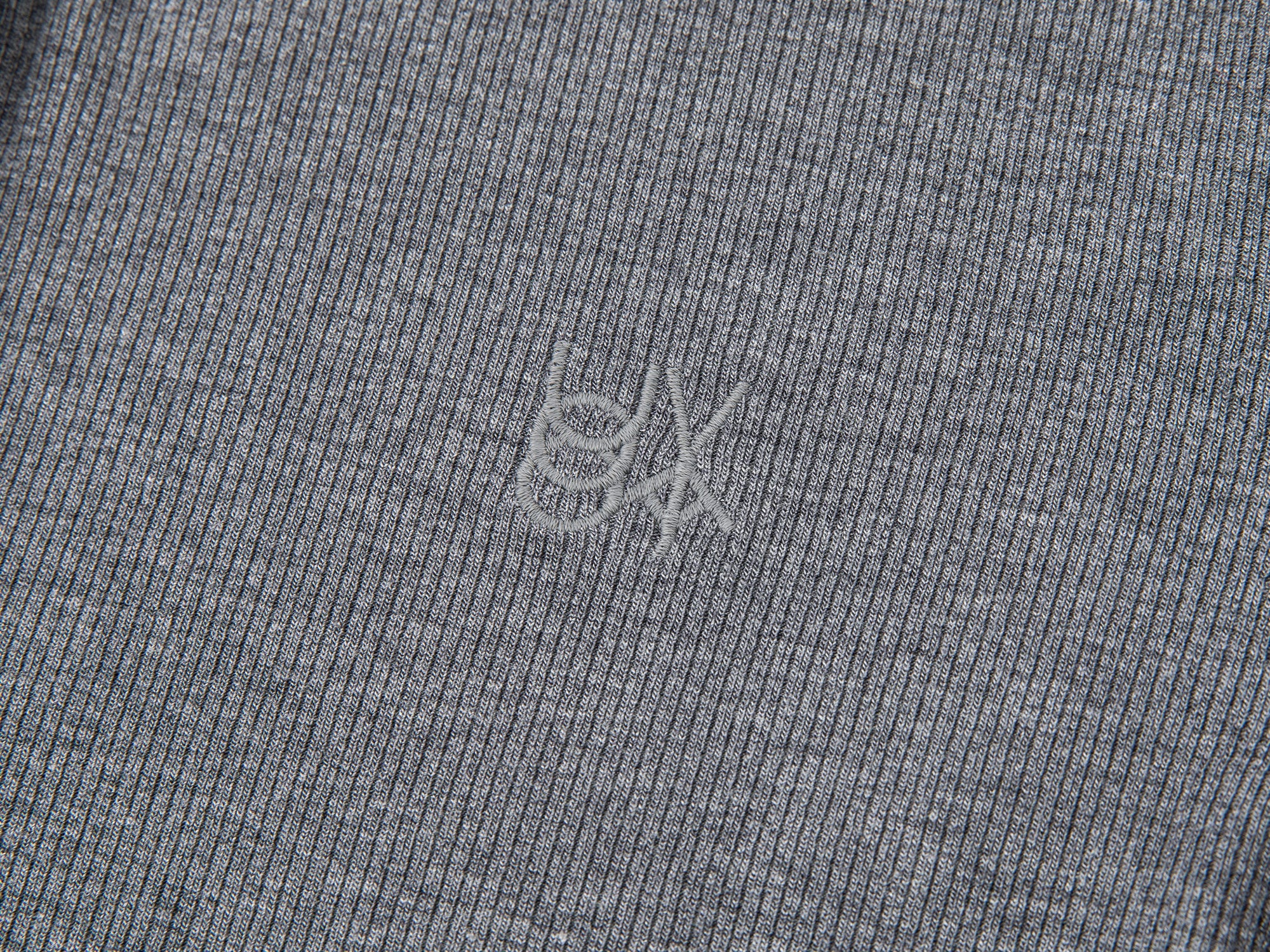 Lace hem henley t-shirt