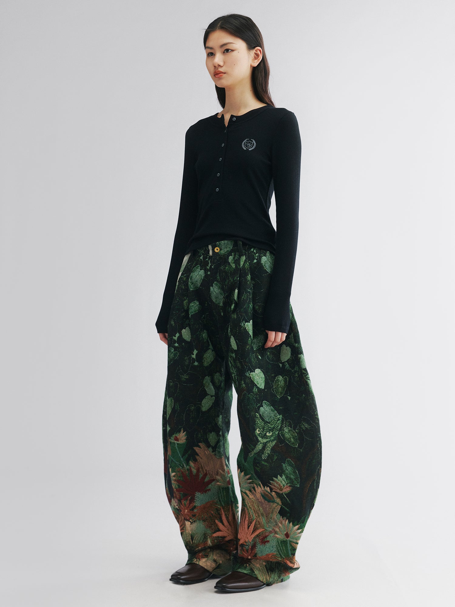 Tencel-Wool Henley T-Shirt