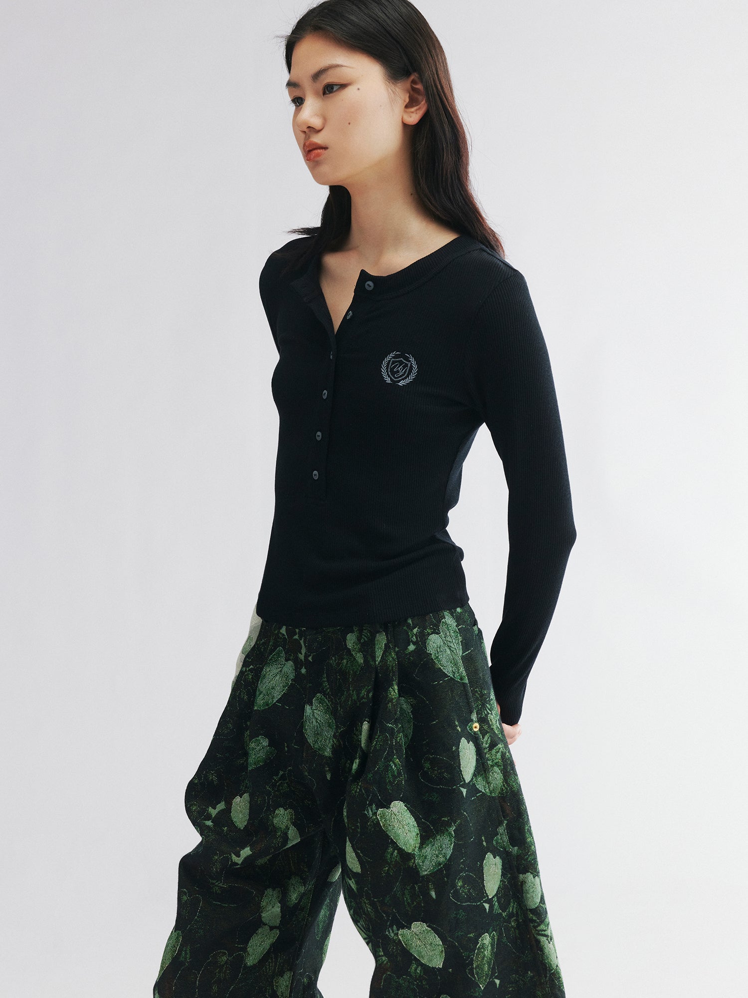 Tencel-Wool Henley T-Shirt