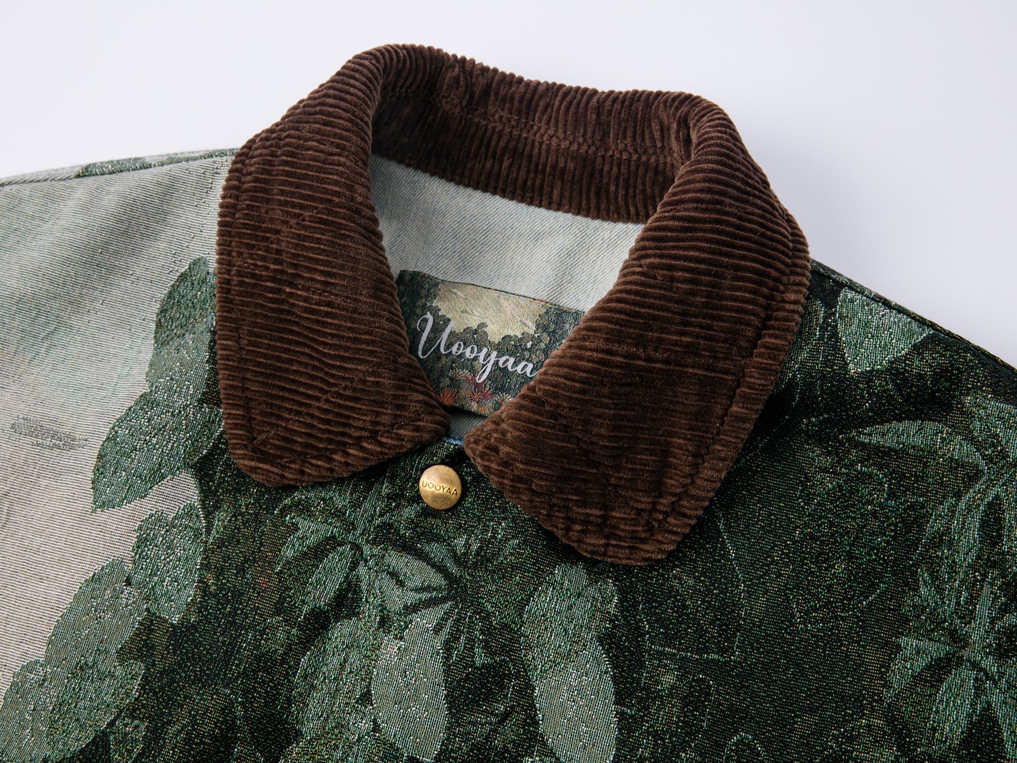 Jungle print hunting jacket