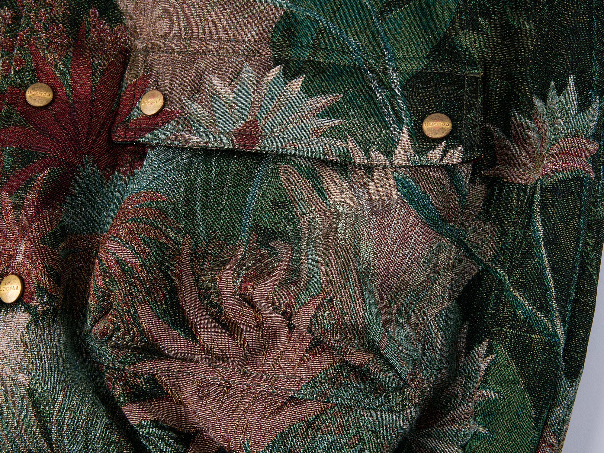 Jungle print hunting jacket