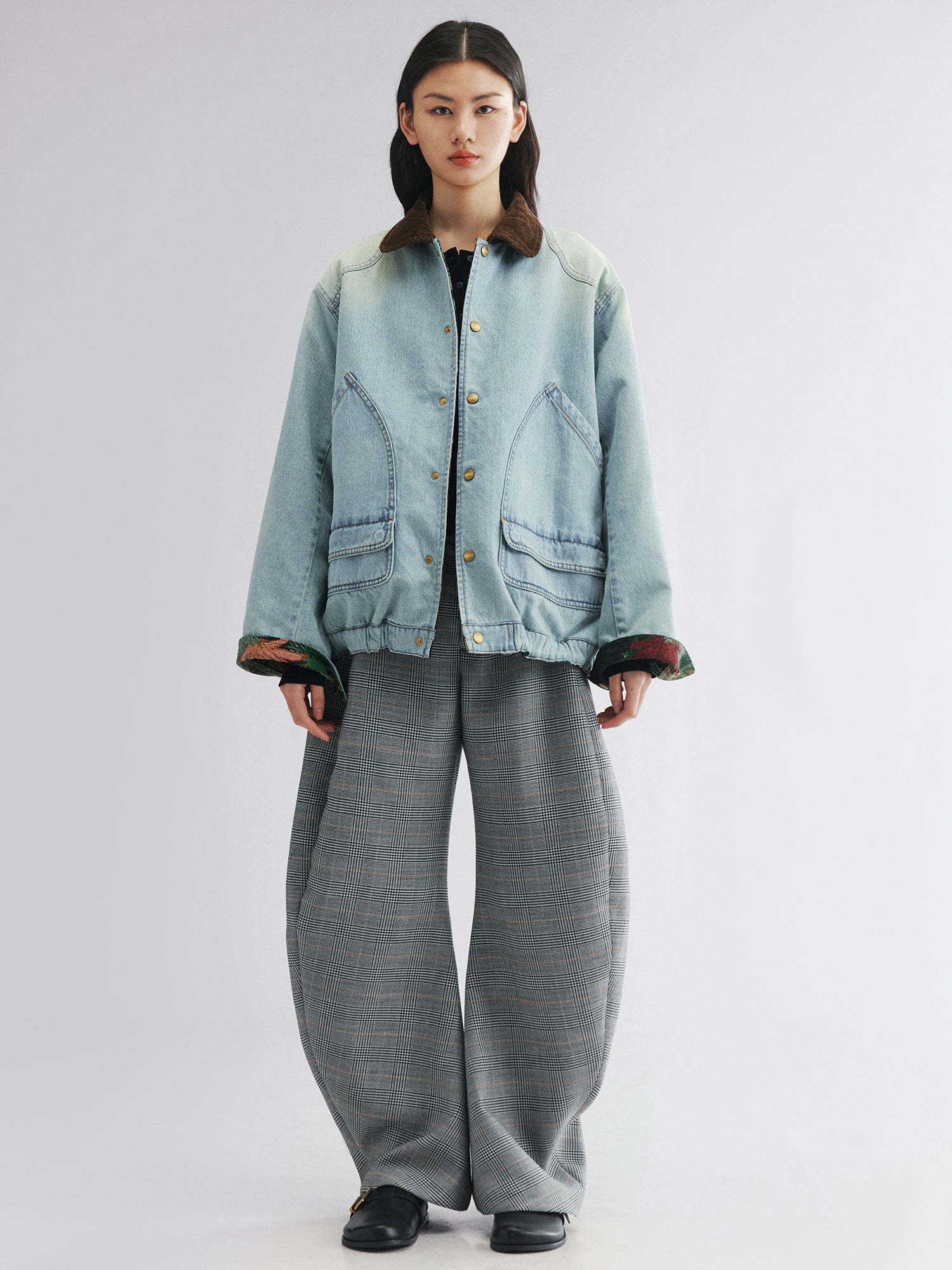 Jungle print hunting jacket