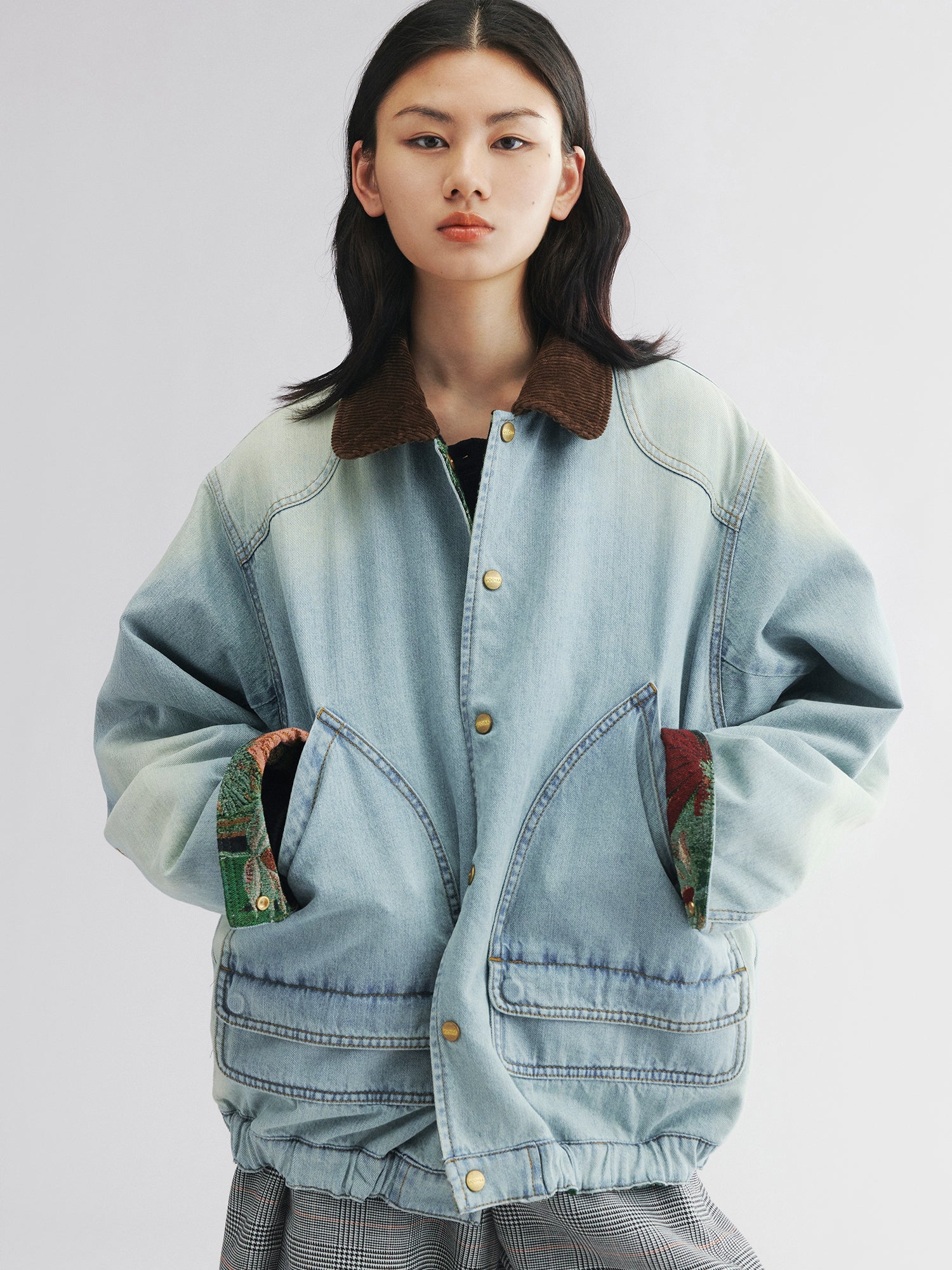 Jungle print hunting jacket