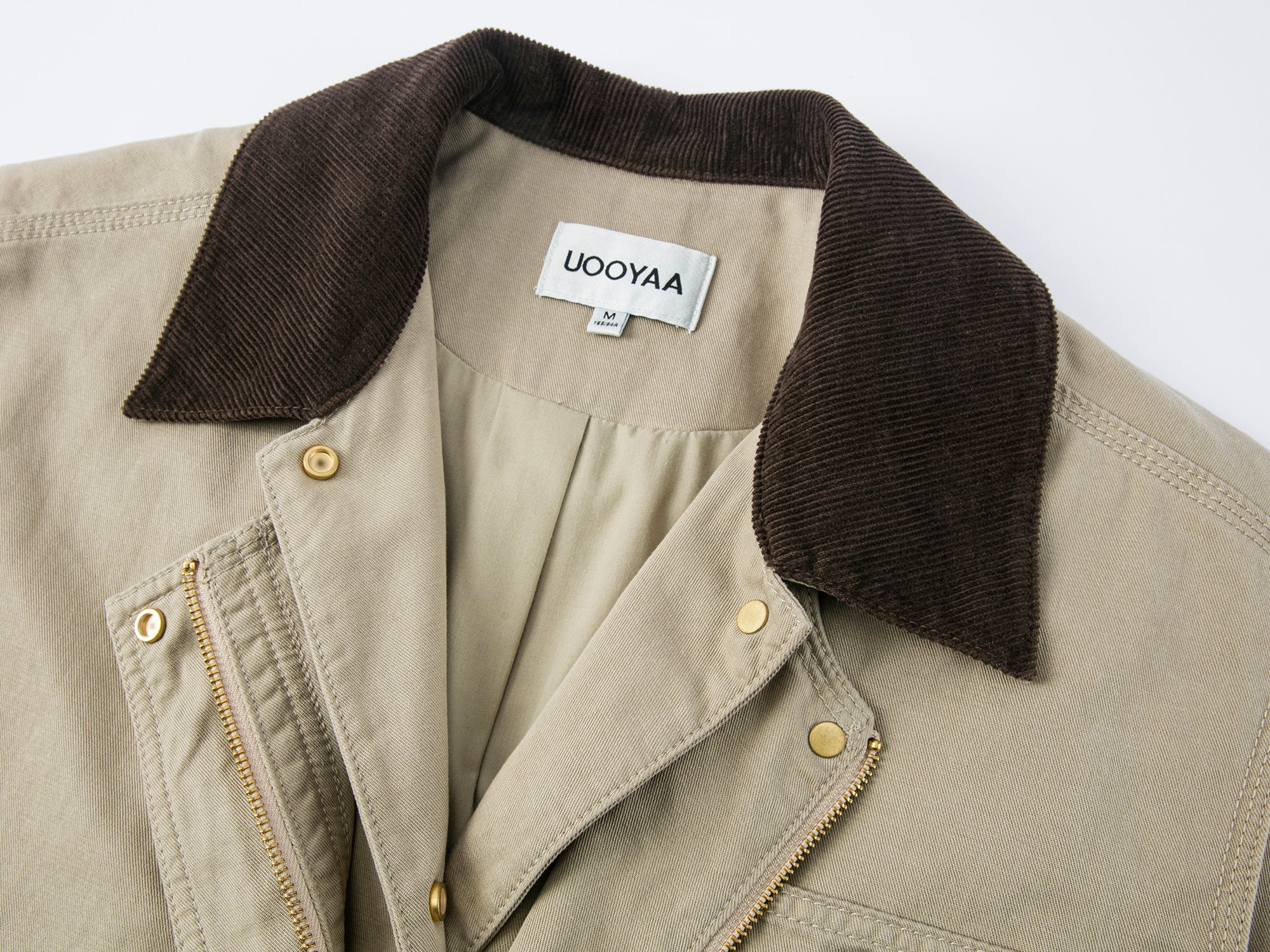 Two-piece layered utility jacket