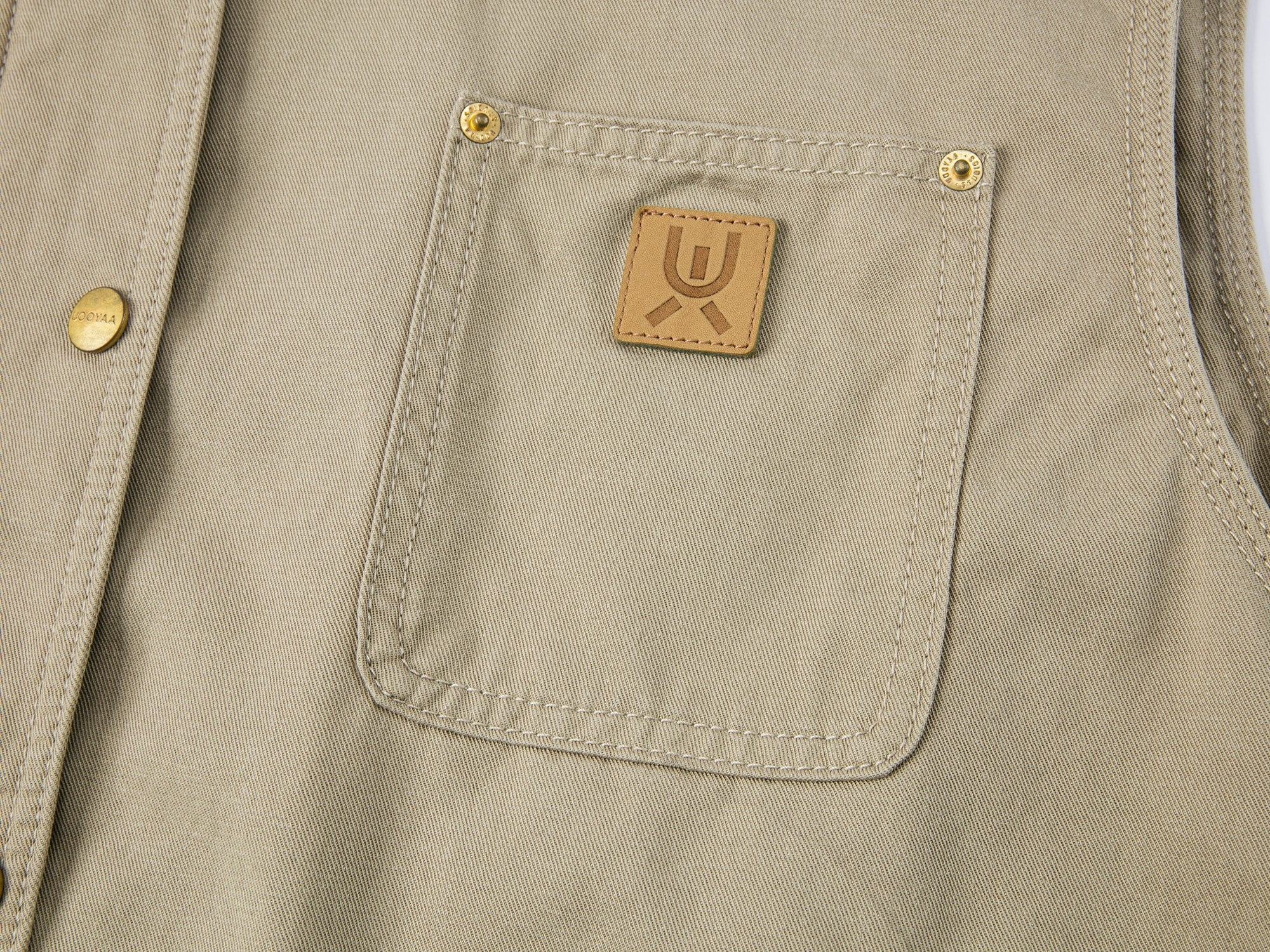 Two-piece layered utility jacket