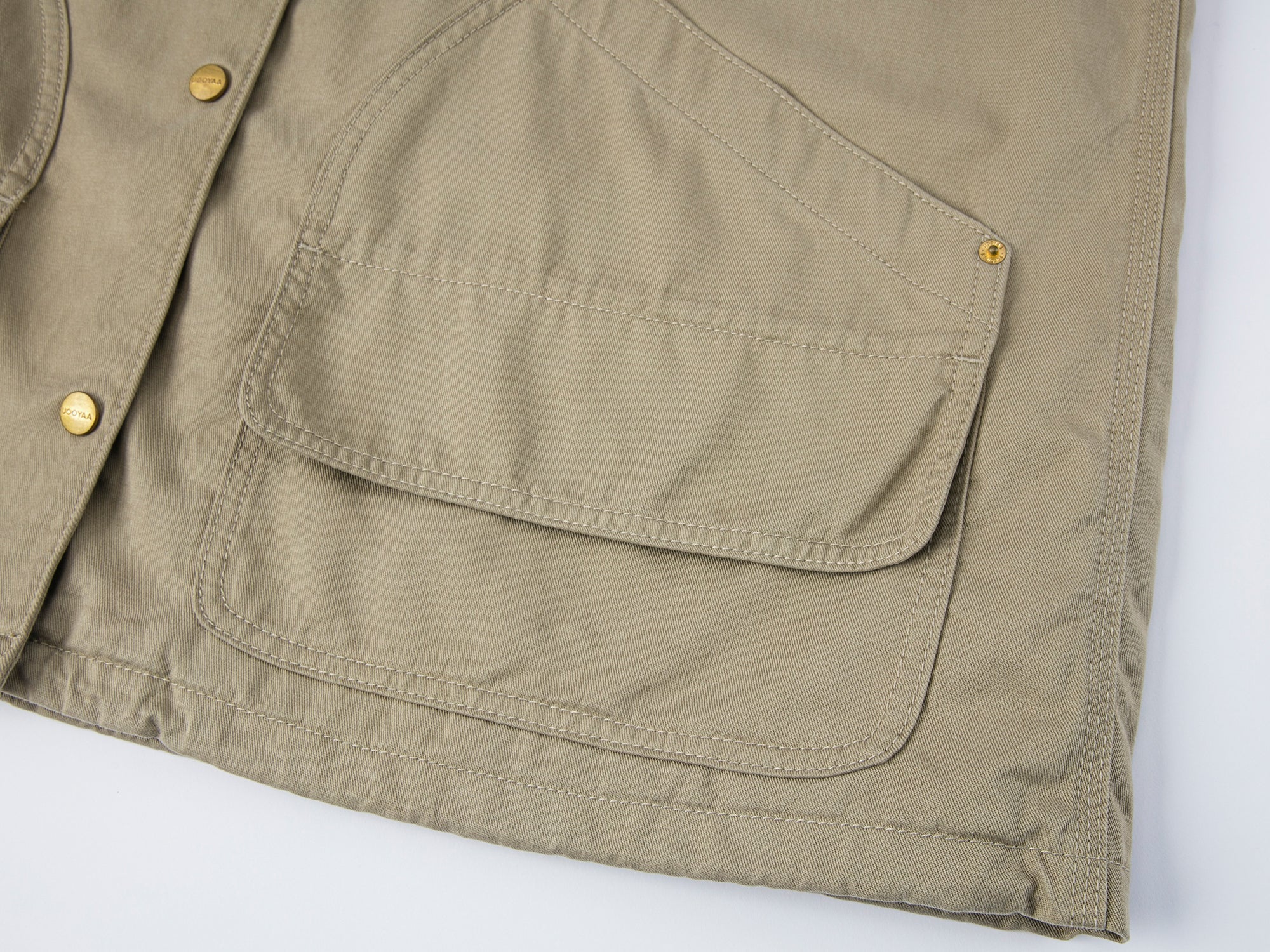 Two-piece layered utility jacket