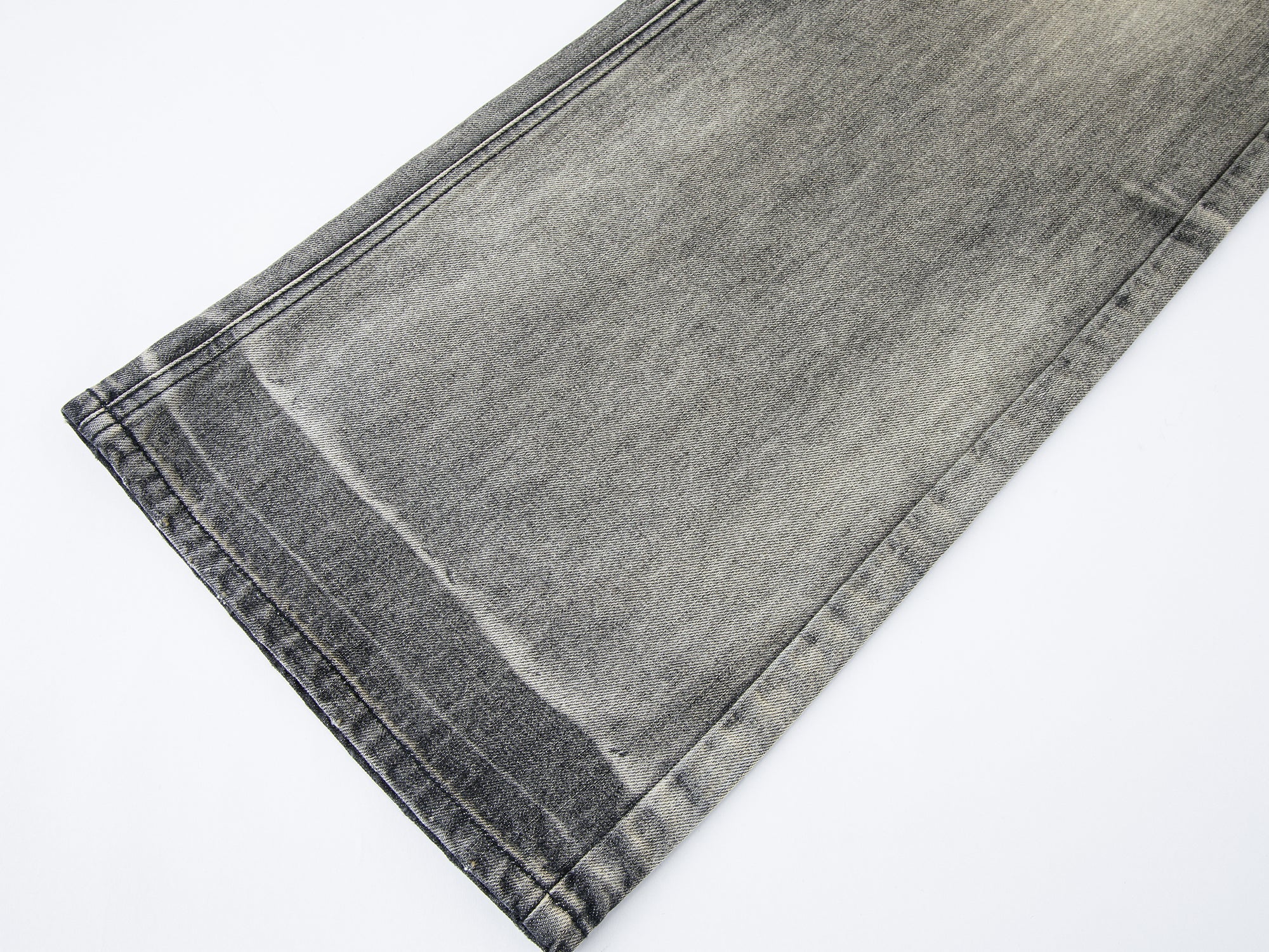 Vintage wash denim pants