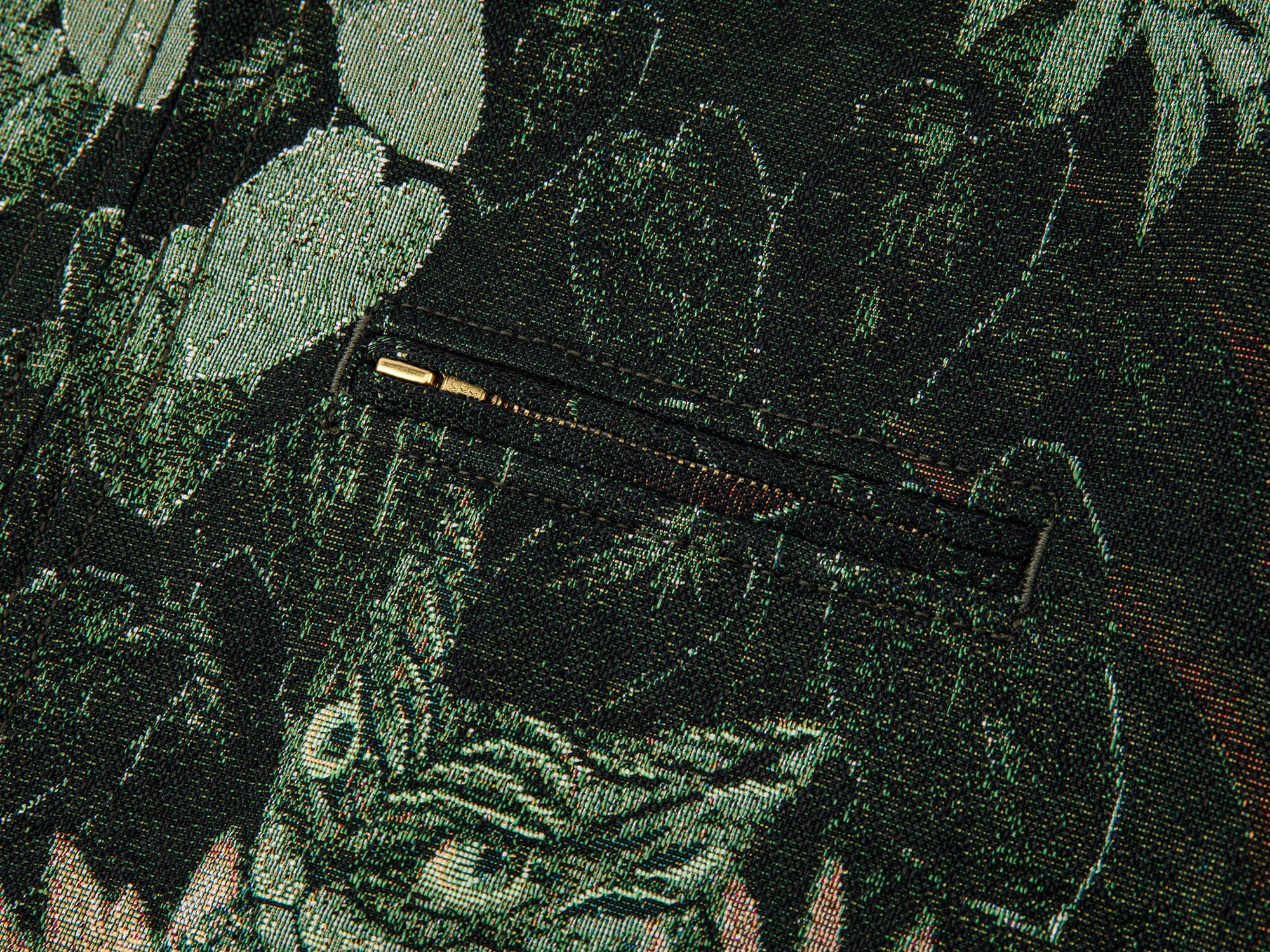 Jungle print jacquard detroit jacket