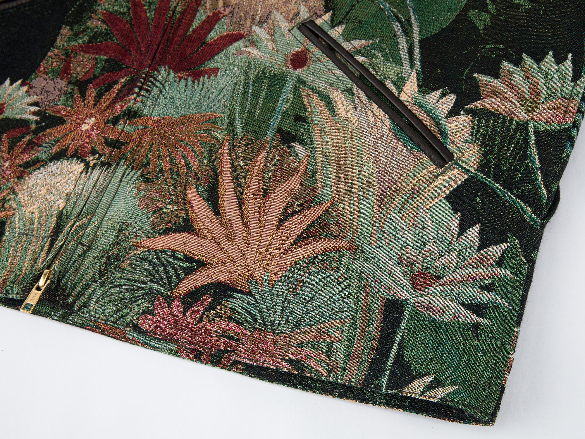 Jungle print jacquard detroit jacket