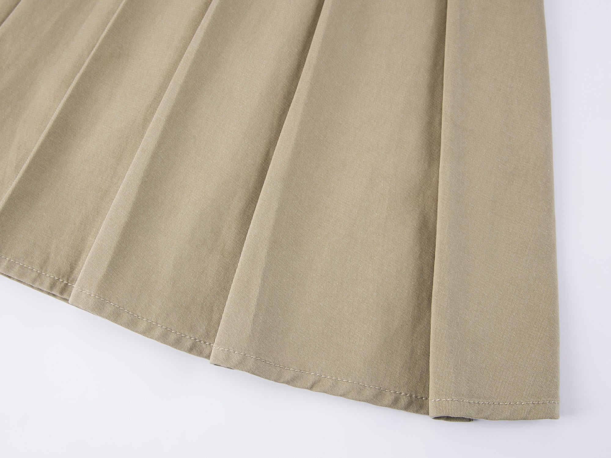 Utility pleated skirt
