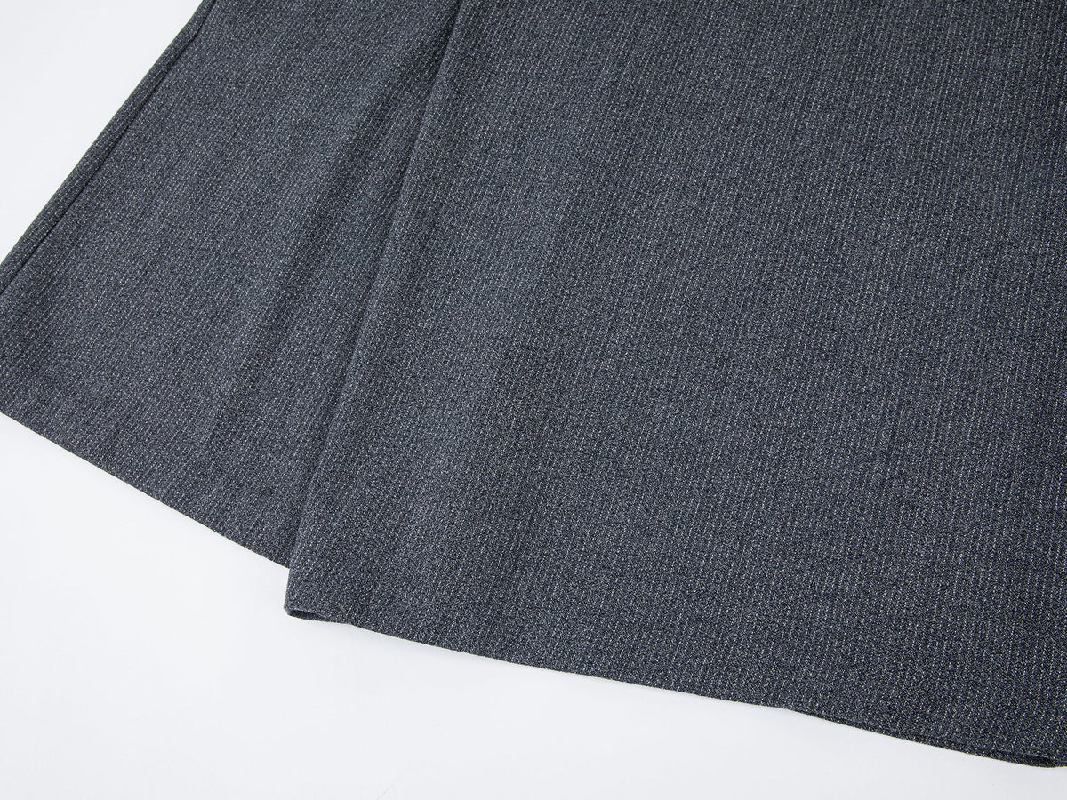 Wrap wool skirt