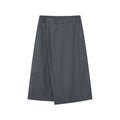 Wrap wool skirt