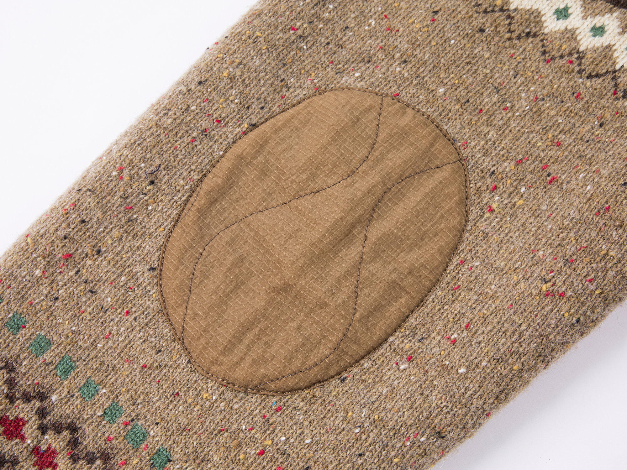 Cherry motif fair isle reversible jacket