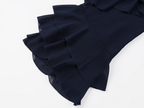 Ruffle trim pullover