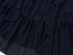 Ruffle trim pullover