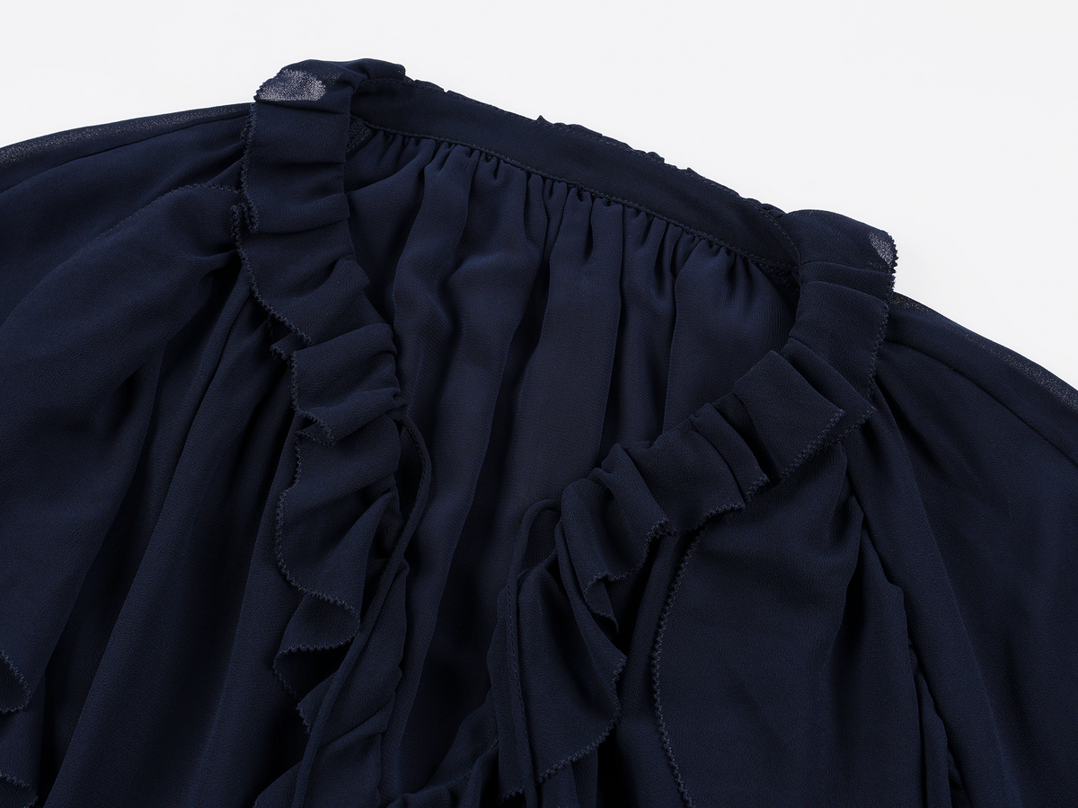 Ruffle hem dress
