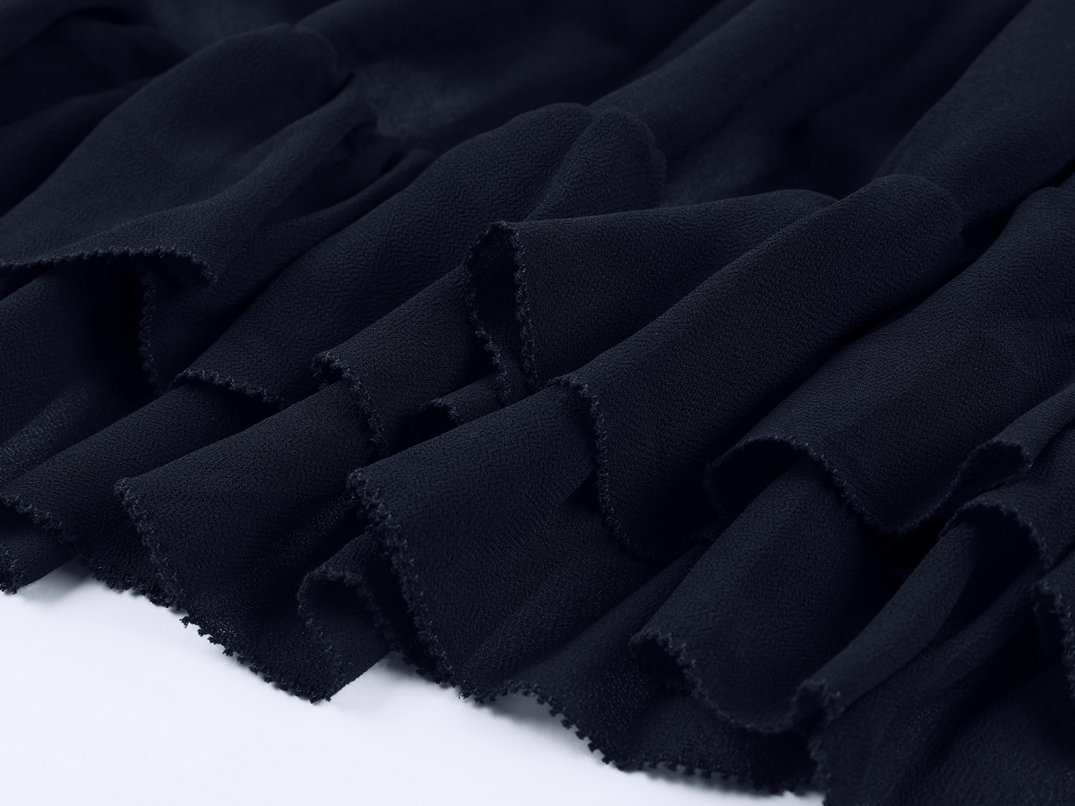 Ruffle hem dress