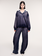 Faded blade-cut sweatpants