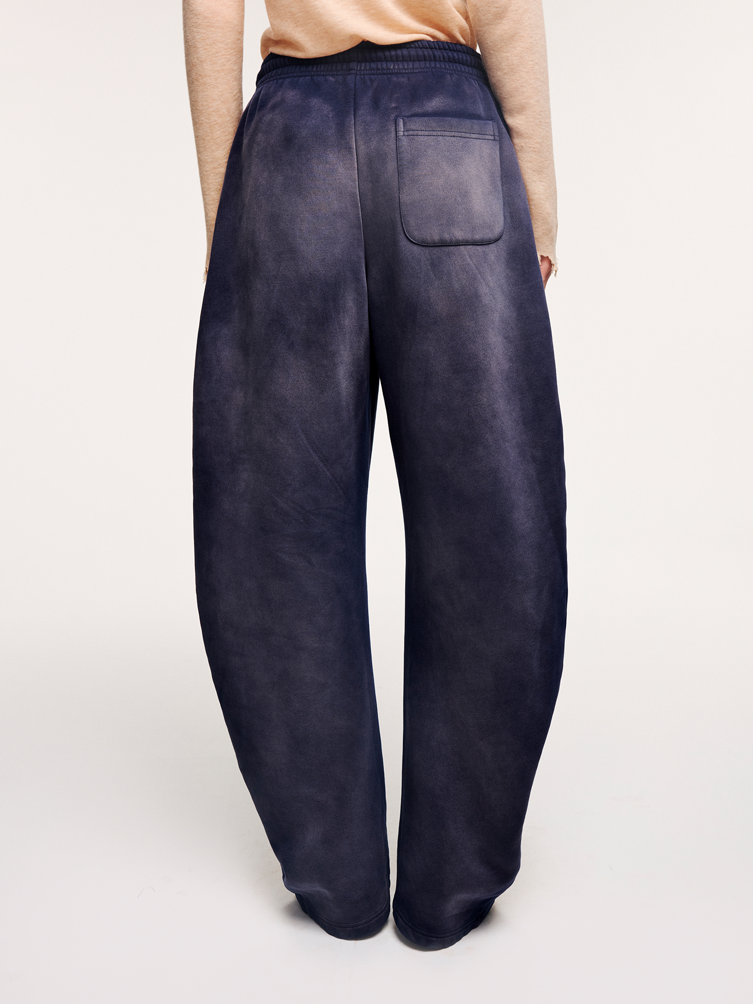 Faded blade-cut sweatpants