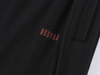 Blade-cut sweatpants