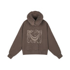 Hoodie with inflatable neck pillow detail